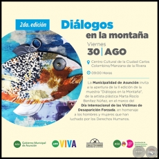 Diálogos en la montaña - 2da. Edición - Exposición de Marta Rocío Benítez Núñez - Viernes, 30 de Agosto de 2019